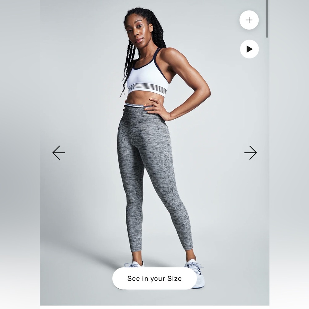 NWT LNDR Chisel Light Leggings in gray marl (currently sold out!)